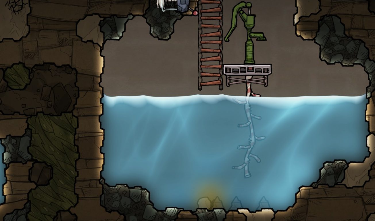 oxygen not included pee water