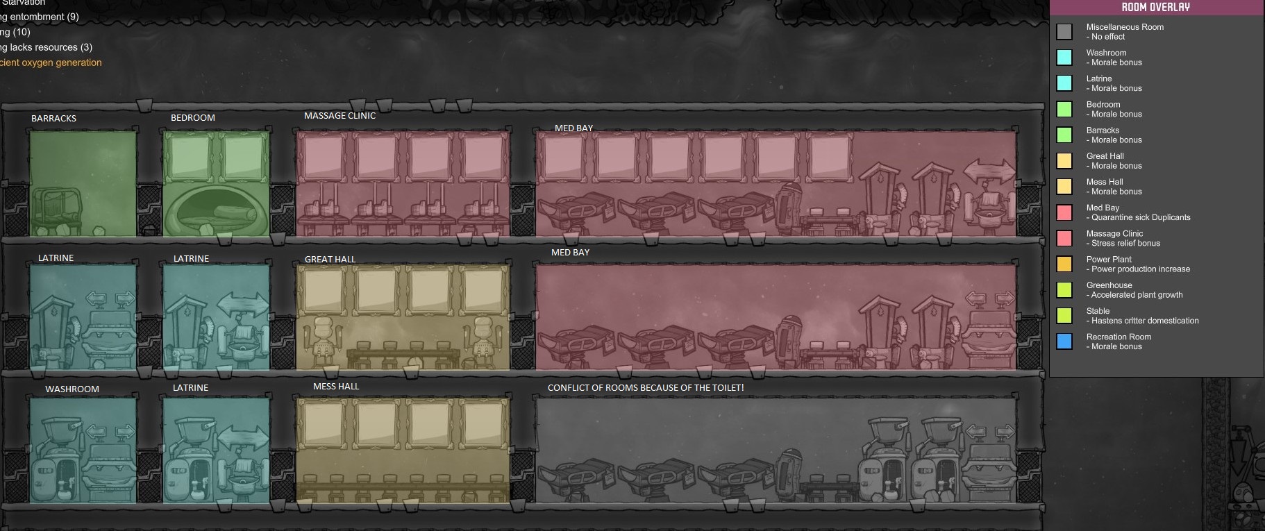 Oxygen not included туалет замкнутого цикла схема